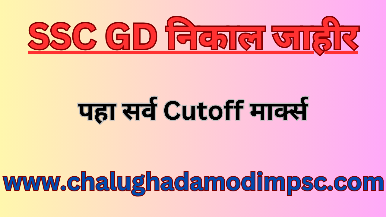 SSC GD Result