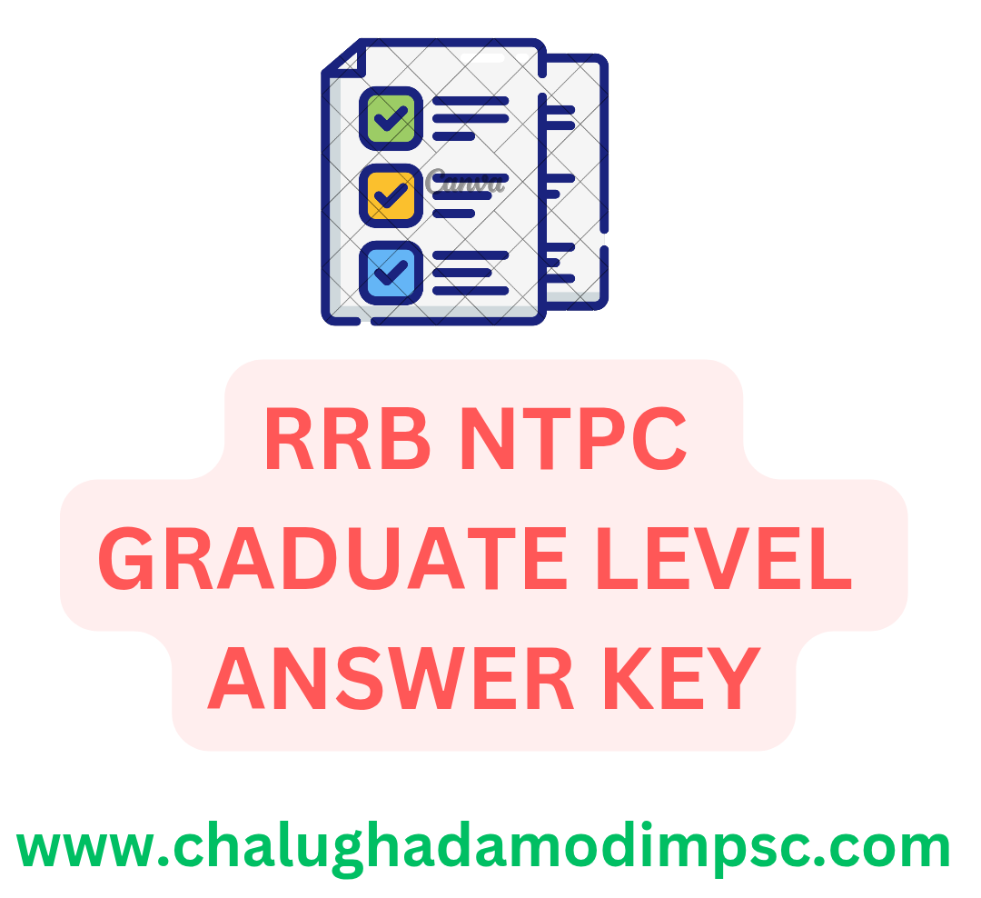RRB NTPC GRADUATE LEVEL ANSWER KEY